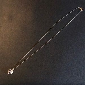 Rose gold heart pendant necklace from Kay Jewelers
